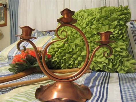 Candle Holders Gregorian Copper Vintage 3 Cup Made In The Usa Candle