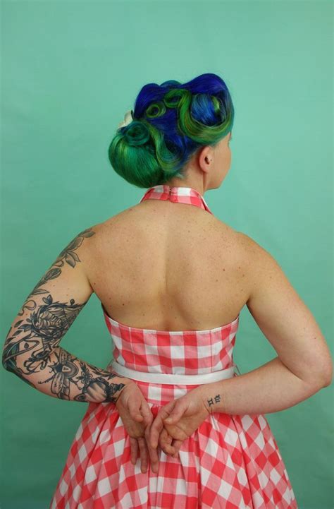 Mermaid Vintage Pinup Hair Updo Hair Makeup Styling And Photography