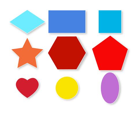 2 D Simple Shapes Vector Art And Graphics
