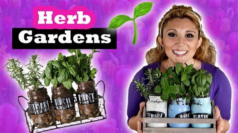 Episode 11 Diy Mason Jar Herb Garden Youtube