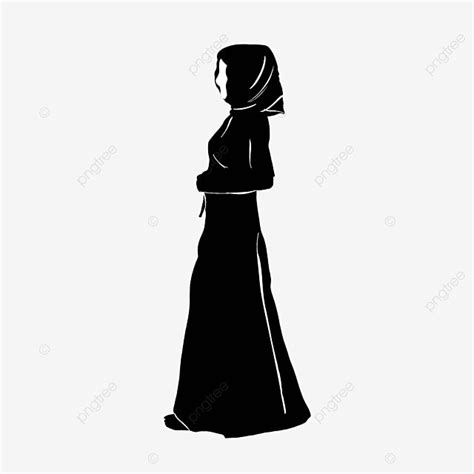 Cara menggambar wajah wanita berjilbab cara menggambar. Gambar Siluet Wanita Berhijab Png : Muslim Clipart ...