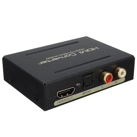 HDMI to HDMI and Optical SPDIF RCA L/R 1080P 5.1CH Audio Extractor ...