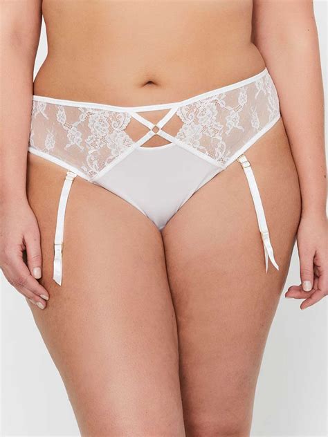 Ashley Graham Thin Micro Thong With Side Lace Inserts And Removable