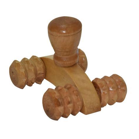 Handheld Wooden Massage Roller Massager Karoutexpress