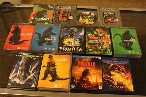 In 1954, an enormous beast clawed its way out of the sea, destroying everything in its path—and changing movies forever. UK fan here, this is my DVD/Blu-Ray collection : GODZILLA