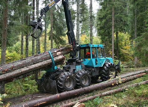Forestry Skidder With Grab 904 6wd Hsm Hohenloher Spezial