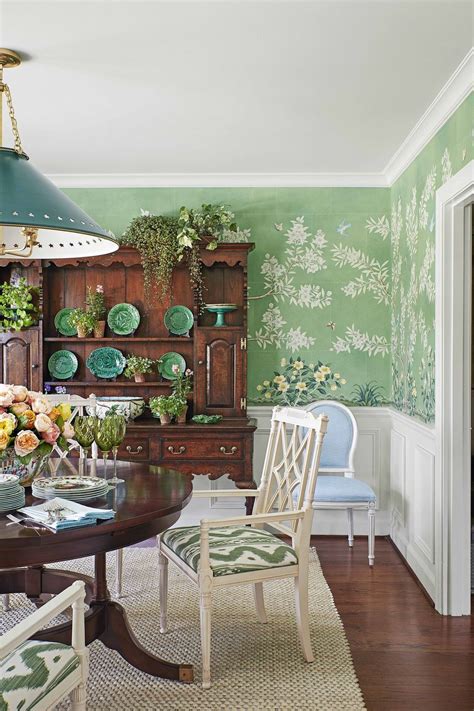 This Lush Hand Painted Gracie Wallpaper Brings The Outside Indoors In
