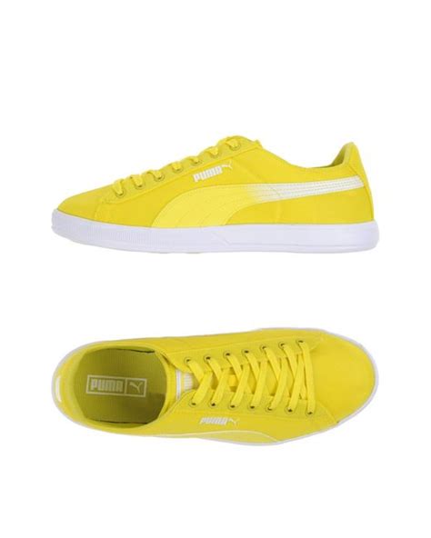 Puma Low Tops And Sneakers In Yellow For Men Lyst