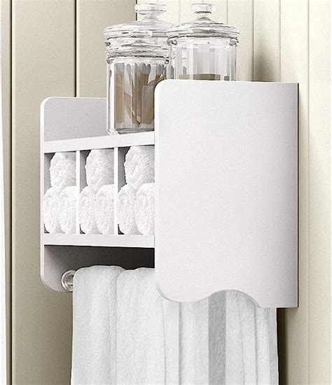 Bathroom Cubby Shelf With Towel Bar Semis Online