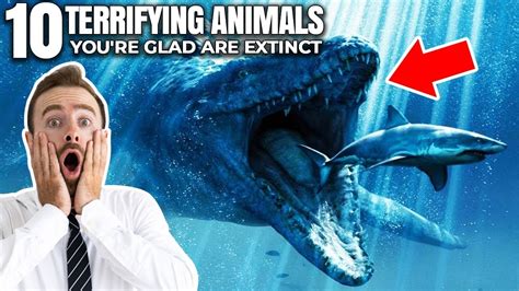 10 Of The Most Terrifying Animals Youre Glad Are Extinct Youtube