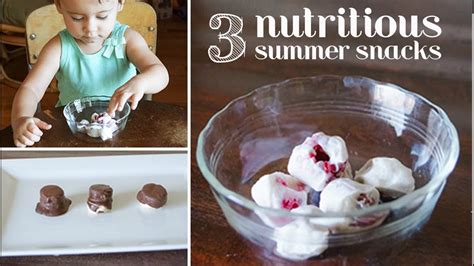 3 Healthy Frozen Snacks Super Easy And Toddler Friendly For This Summer