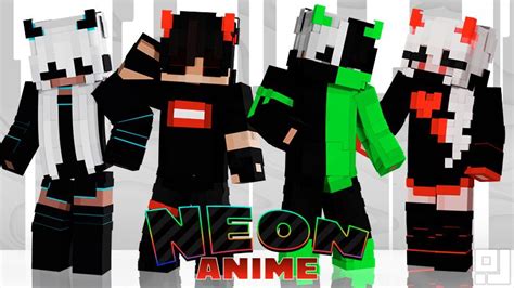 Neon Anime By Inpixel Minecraft Skin Pack Minecraft Marketplace