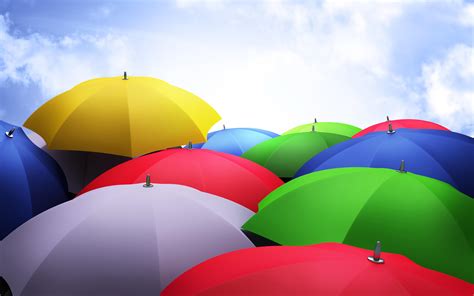 Lots Of Coloured Umbrellas Hd Wallpaper Wallpaper Download 5120x3200