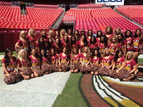Washington Redskins Cheerleaders Roster 2013 Ashley Second From The