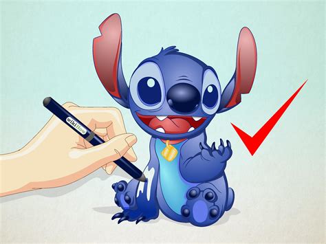 How To Draw Stitch Stitch Drawing Disney Drawing Tutorial Drawings