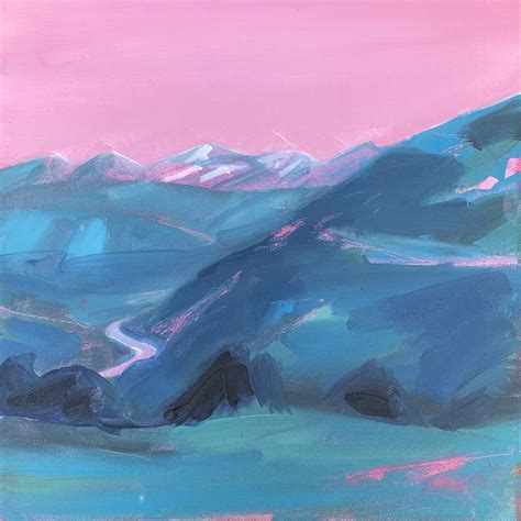 Summertime Mountains Painting By Emma Enticknap Saatchi Art
