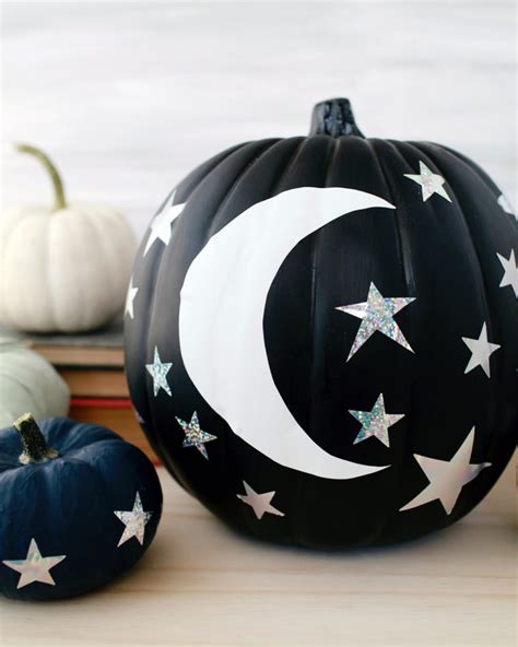 Diy Moon And Stars Pumpkins