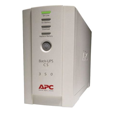 Apc Back Ups Cs Battery Backup System 350 Va Continuous Computer Power