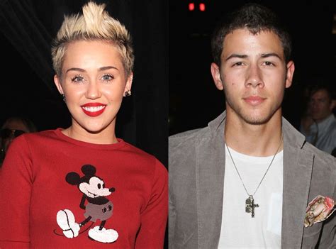Miley Cyrus And Nick Jonas From Friendly Celebrity Exes E News