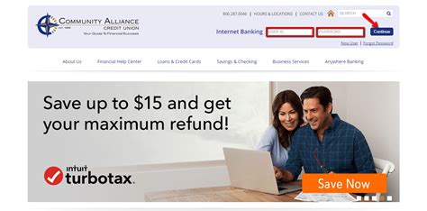 They may give you credit card. Community Alliance Credit Union Online Banking Login ...