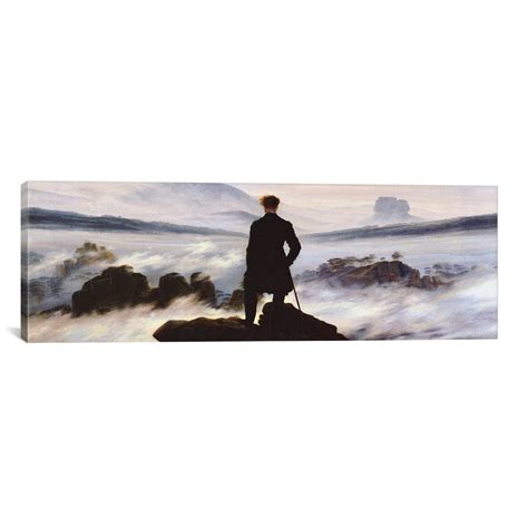 The Wanderer Above The Sea Of Fog Canvas Print Gp