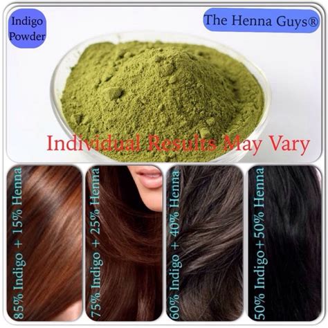 Indigo Powder For Hair Dye Color The Henna Guys 200g