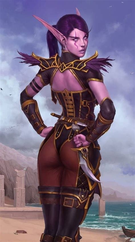 Pin By BadSport On ELVES Warcraft Art Fantasy Art Women Fantasy