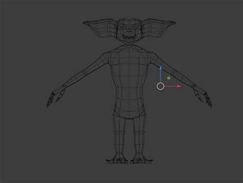 3d Model Rigged Lowpoly Male Character Gremlin Vr Ar Low Poly