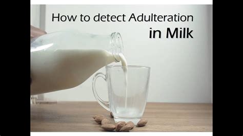 Milk Adulteration Testing At Home Youtube