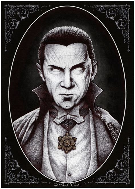 Bela Lugosi Dracula Art Print By Derek Arts X Small Dracula Art
