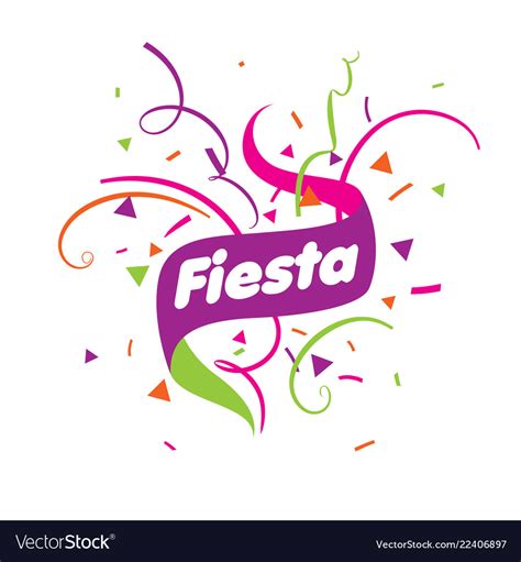 Abstract Logo For The Fiesta Royalty Free Vector Image