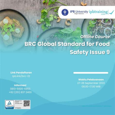 Ipb Training Brc Global Standard For Food Safety Issue 9