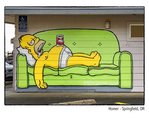 Homer Random Wall Art Springfield Or Panasonic Gx85 Panas Flickr