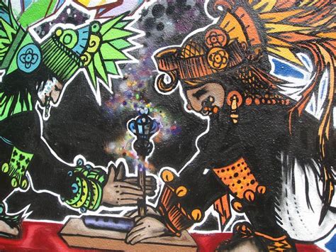 Modern Mayan Mural Art Mayan Art Street Culture Research Projects