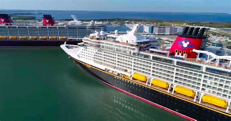 disney cruise ships docked at port canaveral during pandemic