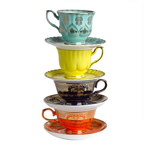 Pols Potten Grandpa Teacup Multicoloured Made In Design Uk
