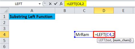 Substring In Excel How To Use Substring Function Left Right And Mid