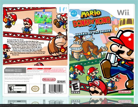 Viewing Full Size Mario Vs Donkey Kong 2 March Of The Minis Box Cover