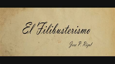 El Filibusterismo Title Meaning Vrogue