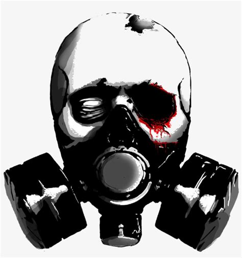 Gas Mask Soldier Drawing Free Download On Clipartmag