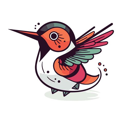 Hummingbird Cartoon Icon Vector Illustration Of A Cute Bird 32920202