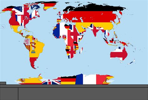 Flag Map Of The World In La 1 By Junotehplanet On Deviantart