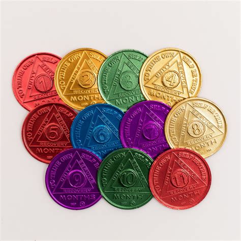 12 Step Sobriety Milestones (AA Chips/Coins/Medallions)