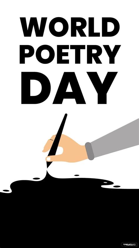 World Poetry Day Iphone Background In Eps Illustrator  Psd Png
