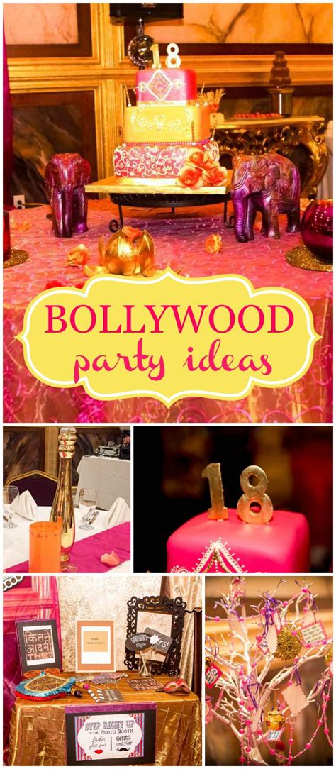 Have your bollywood party decorations in red, gold, silver and black colors. Bollywood / Birthday "Royal 18th Bollywood theme ...