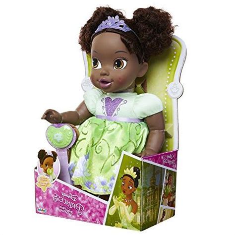 Disney Princess Deluxe Baby Tiana Doll With Pacifier