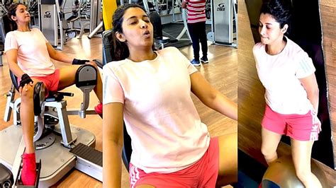 Priya Bhavani Shankar Gym Workout Hot Tamil Cinema Tamil Actress