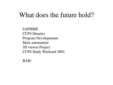 Ppt What Does The Future Hold Powerpoint Presentation Free Download