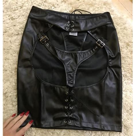 Skirts Dropshipping Wholesaler Eastercn Sells Hot Sexy Women Pu Leather