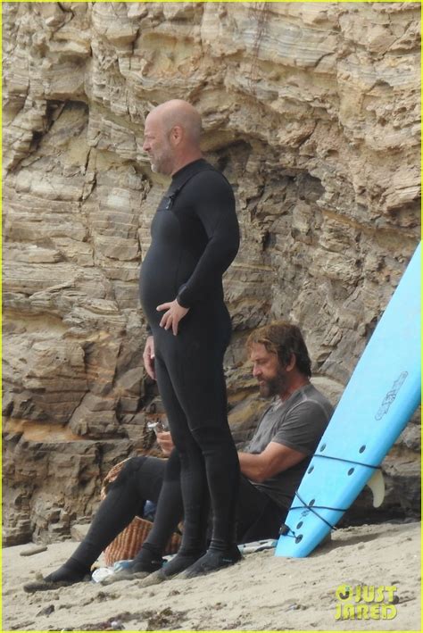 Gerard Butler Puts On His Skintight Wetsuit For A Day Of Surfing Photo